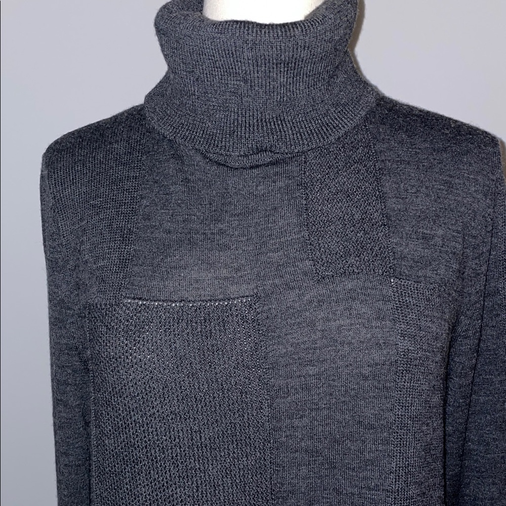 Hugo Boss Charcoal Turtleneck Sweater